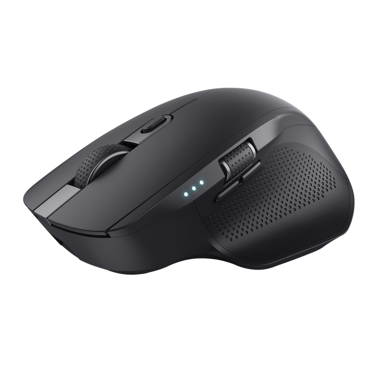 Mouse trust ozaa+, wireless rf 2.4ghz, bluetooth, conectivitate usb 1.1, 2.0, 3.0, rezolutie maxima 3200 dpi, negru,  Mouse | electropc.ro