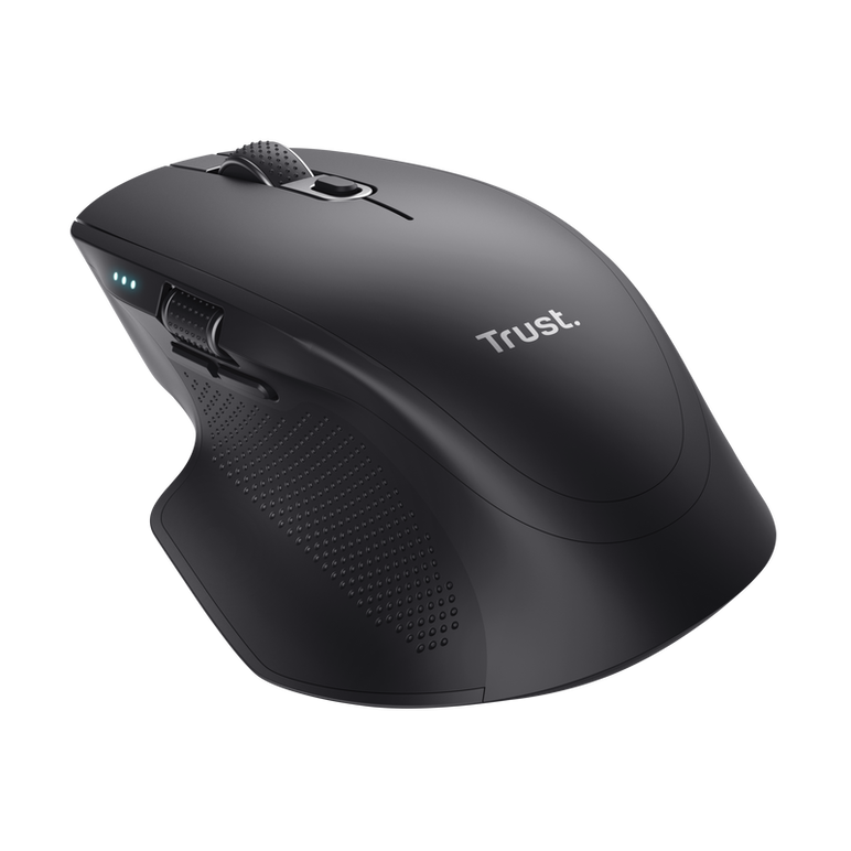 Mouse trust ozaa+, wireless rf 2.4ghz, bluetooth, conectivitate usb 1.1, 2.0, 3.0, rezolutie maxima 3200 dpi, negru,  Mouse | electropc.ro
