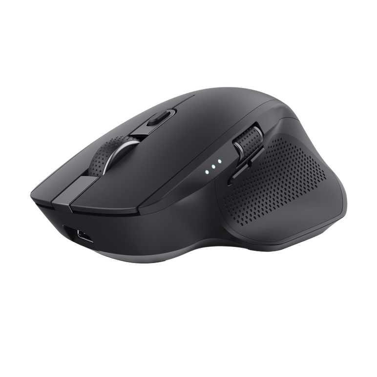 Mouse trust ozaa+, wireless rf 2.4ghz, bluetooth, conectivitate usb 1.1, 2.0, 3.0, rezolutie maxima 3200 dpi, negru,  Mouse | electropc.ro