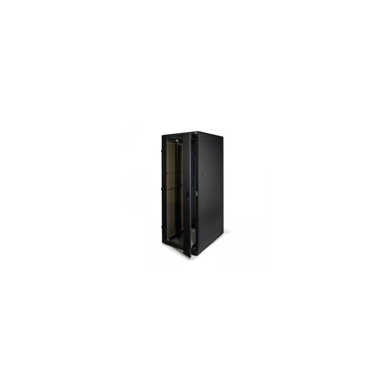 Rack de podea 19" triton 42u 800x1000mm usa fata metal perforat panouri laterale/spate detasabile sectiuni pentru ventilatie activa, sectiuni acces cabluri sus/jos/spate ip20 negru,  Cabinete metalice | electropc.ro