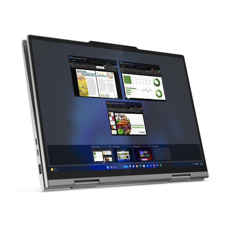 Laptop lenovo thinkpad x1 2-in-1 gen 9;14" wuxga, touch; intel core ultra 7 155u; integrated intel® graphics; ram 32gb, ssd 1tb, 3yp w11p,  Laptopuri | electropc.ro