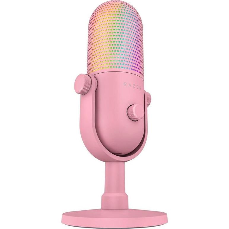 Microfon razer seiren v3 mini chroma rgb usb, frecventa raspuns 20 hz - 20000 hz, sensibilitate 110 db (thd > 1% at 1 khz), negru,  Microfoane | electropc.ro