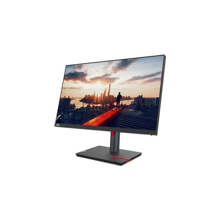 Monitor lenovo thinkvision p24h-3023.8"ips, qhd (2560x1440), 16:9, brightness: 300 nits, contrast ratio: 1000:1, response time: 4 ms (extreme mode) / 6 ms, dot / pixel per inch: 123 dpi, color gamut: 99% srgb, 99% bt.709, view angle: 178 / 178, stand: til,  Monitoare LED | electropc.ro