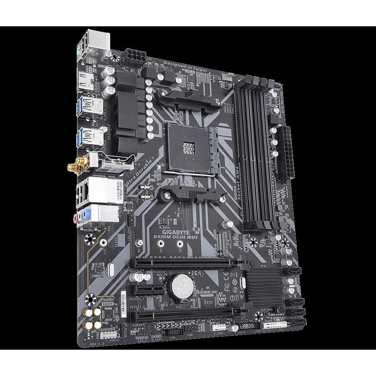 Placa de baza gigabyte b450m ds3h wifi, socket am4,  Placi de baza | electropc.ro