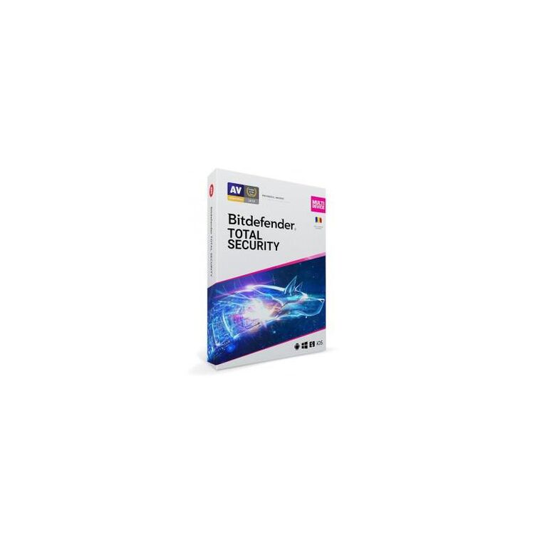 Licenta retail bitdefender total security+premium vpn - protectie completa,valabila pentru 1 an, 10 dispozitive, new,  Antivirus | electropc.ro
