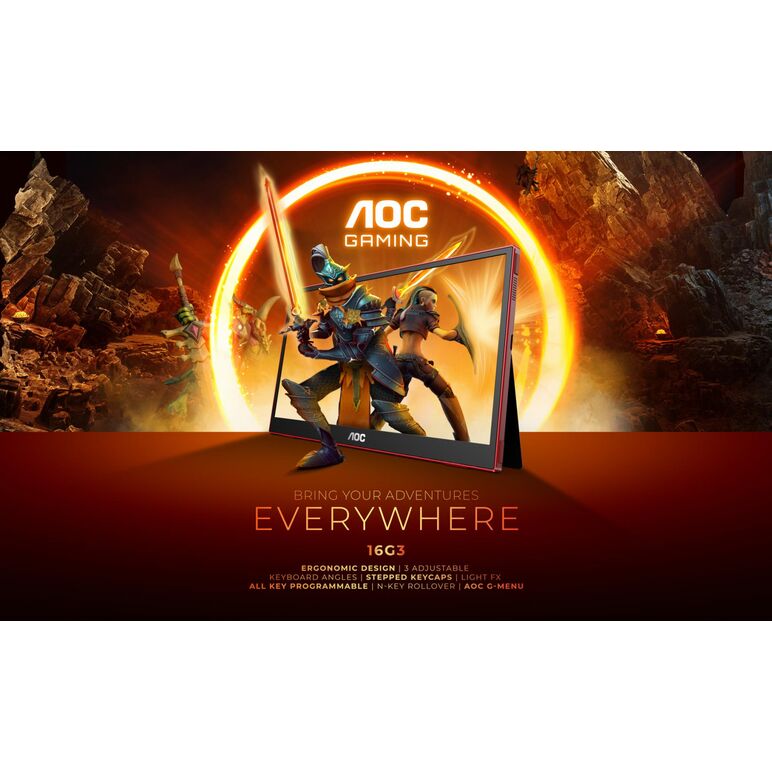 Monitor 15.6" aoc 16g3,  Monitoare LED | electropc.ro