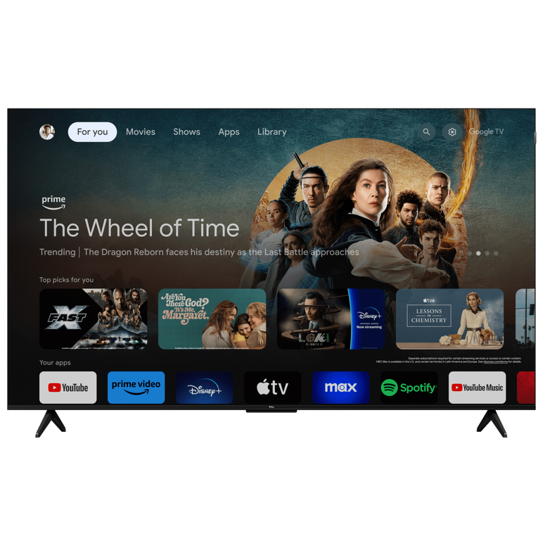 Televizor tcl qled 65t7b, 164 cm, smart google tv, 4k ultra hd, clasa f,  Televizoare | electropc.ro