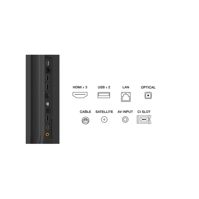 Televizor tcl qled 75t7b, 189 cm, smart google tv, 4k ultra hd, clasa f,  Televizoare | electropc.ro