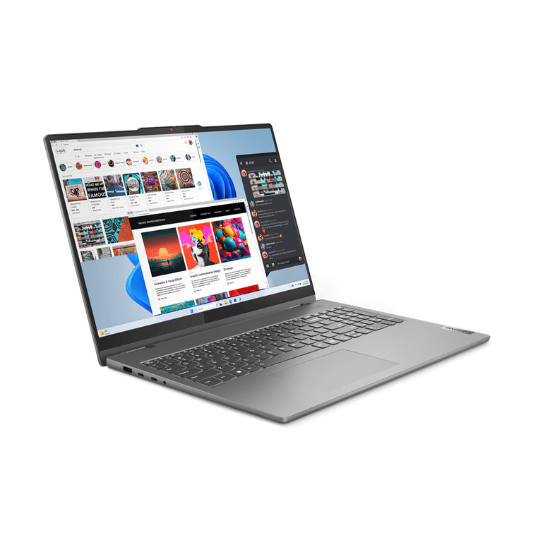 Laptop lenovo ideapad 5 2-in-1 16iru9, 16" wuxga (1920x1200) ips 300nits glossy, 45% ntsc, 60hz, tÜv low blue light, glass, touch, intel® core™ 7 150u, 10c (2p + 8e) / 12t, p-core 1.8 / 5.4ghz, e-core 1.2 / 4.0ghz, 12mb, video integrated intel® graphics, ,  Laptopuri | electropc.ro
