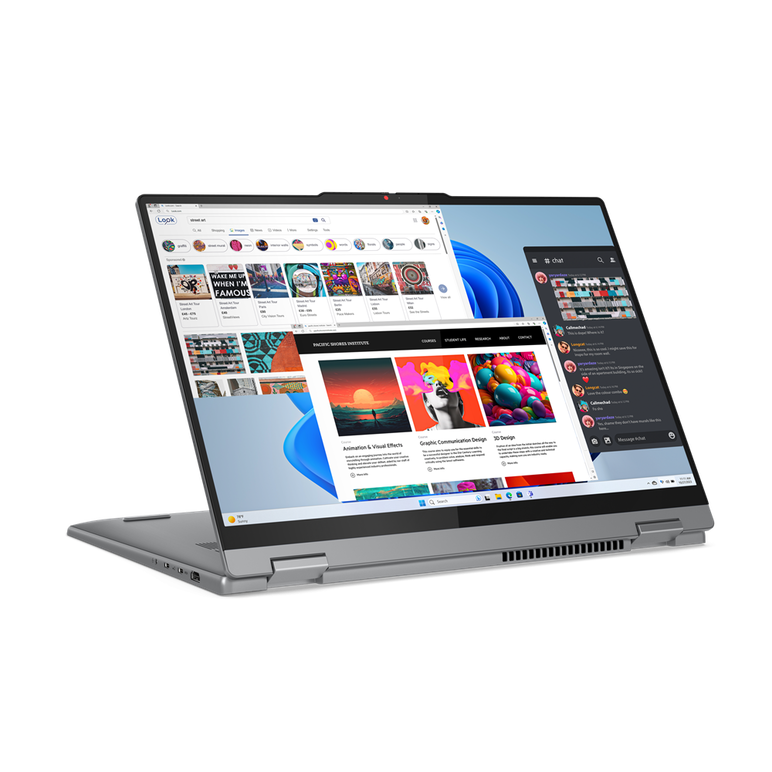 Laptop lenovo ideapad 5 2-in-1 16iru9, 16" wuxga (1920x1200) ips 300nits glossy, 45% ntsc, 60hz, tÜv low blue light, glass, touch, intel® core™ 7 150u, 10c (2p + 8e) / 12t, p-core 1.8 / 5.4ghz, e-core 1.2 / 4.0ghz, 12mb, video integrated intel® graphics, ,  Laptopuri | electropc.ro