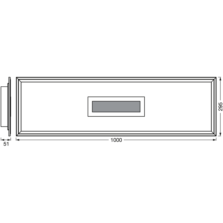 Panou led rgb inteligent ledvance smart+ wifi planon hole&backlight cu telecomanda, 36w, 4100 lm, lumina alba si color (2700-6500k),  dimabila, ip20, 295x1000x50mm, metal/pmma, alb, clasa energetica e,  Corpuri de iluminat inteligente pentru interior | electropc.ro