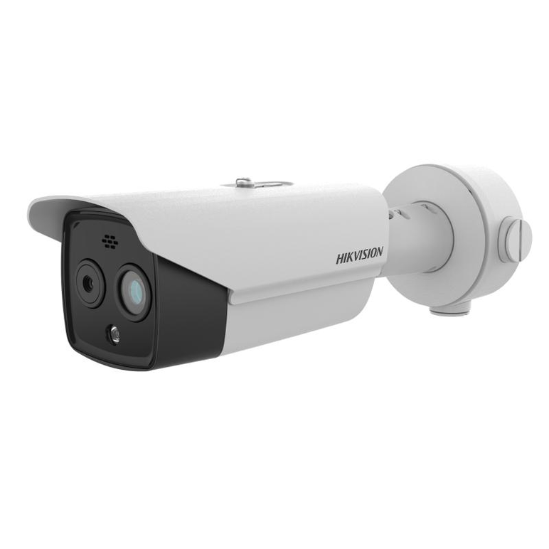 Camera supraveghere thermal si optical ip bullet ds-2td2628-10/qa, termal: 256 × 192, output image: 25 fps (1280 × 720, 704 × 576, 640 × 512, 320 × 240), optic: 2688 × 1520, output image: 50 hz: 25 fps (2688 × 1520, 1920 × 1080, 1280 × 720), iluminare: 0.,  Camere supraveghere IP | electropc.ro