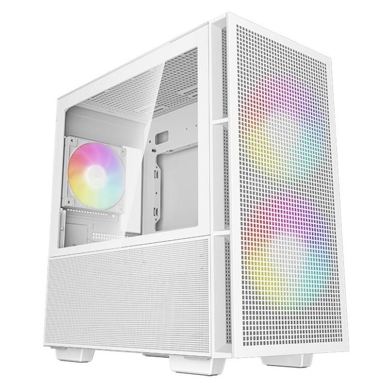 Carcasa deepcool ch360 mini tower argb alb,  Carcase | electropc.ro