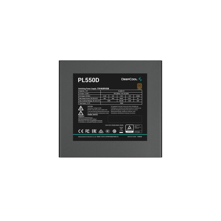 Sursa deepcool pl550d 550w 80 plus bronze,  Surse PC | electropc.ro