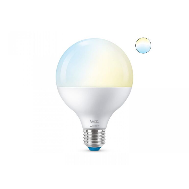 Bec led inteligent wiz connected whites g95, wi-fi, e27, 11w (75w), 1055 lm, lumina alba (2700-6500k), compatibil google assistant/alexa/siri,  Becuri si Tuburi LED | electropc.ro