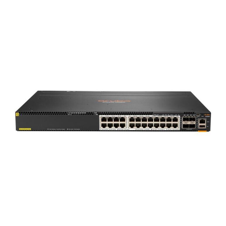 Hpe aruba networking cx 6300m 24-port hpe smart rate 1/2.5/5gbe class 6 poe and 4-port sfp56 switch,  Switch-uri | electropc.ro