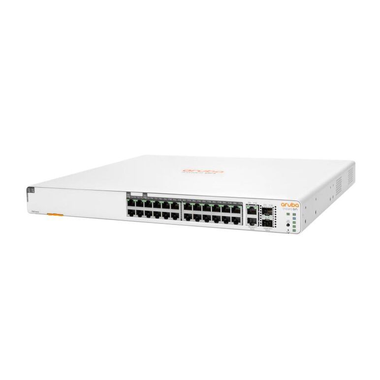 Hpe networking instant on switch 20p gigabit cl4 4p gigabit cl6 poe 2p 10gbt 2p sfp+ 370w 1960,  Switch-uri | electropc.ro