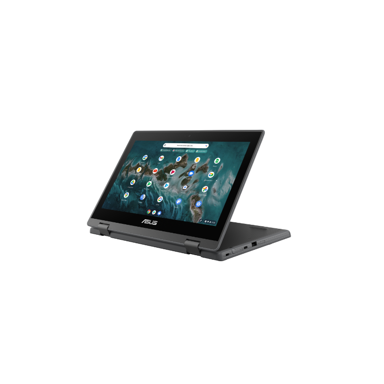 Laptop asus chromebook flip, cr1100fka-bp0401, 11.6-inch,hd (1366 x 768) 16:9, intel celeron n5100 processor 1.1 ghz (4m cache, up to 2.8 ghz, 4 cores), lpddr4x 8gb, 64g emmc, 60hz, 250nits, glossy display, led backlit, wide view, 720p hd camera, wi-fi 6(,  Laptopuri | electropc.ro