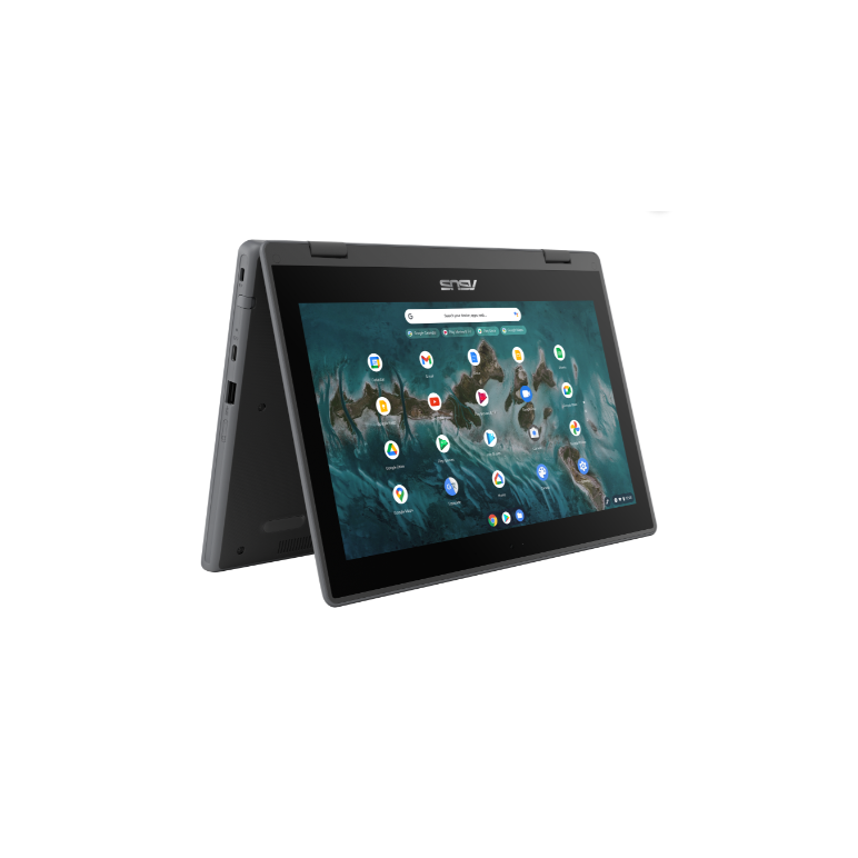 Laptop asus chromebook flip, cr1100fka-bp0401, 11.6-inch,hd (1366 x 768) 16:9, intel celeron n5100 processor 1.1 ghz (4m cache, up to 2.8 ghz, 4 cores), lpddr4x 8gb, 64g emmc, 60hz, 250nits, glossy display, led backlit, wide view, 720p hd camera, wi-fi 6(,  Laptopuri | electropc.ro