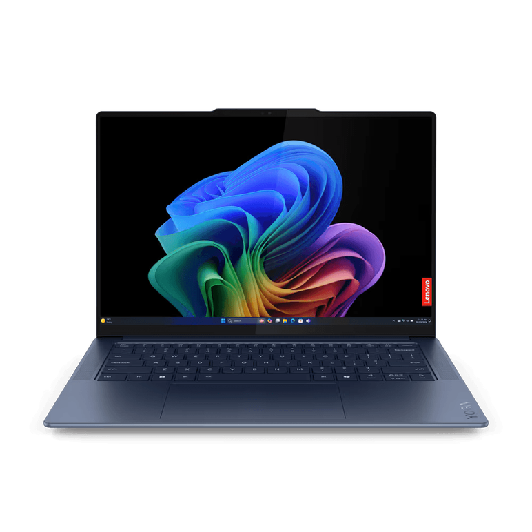 Laptop lenovo yoga slim 7 14q8x9, 14.5" 3k (2944x1840) oled 1000nits (peak) / 500nits (typical), glossy / anti-fingerprint, 100% dci-p3, 100% srgb, 90hz, eyesafe®, dolby vision®, displayhdr™ true black 600, glass, touch, snapdragon® x elite x1e-78-100, 12,  Laptopuri | electropc.ro