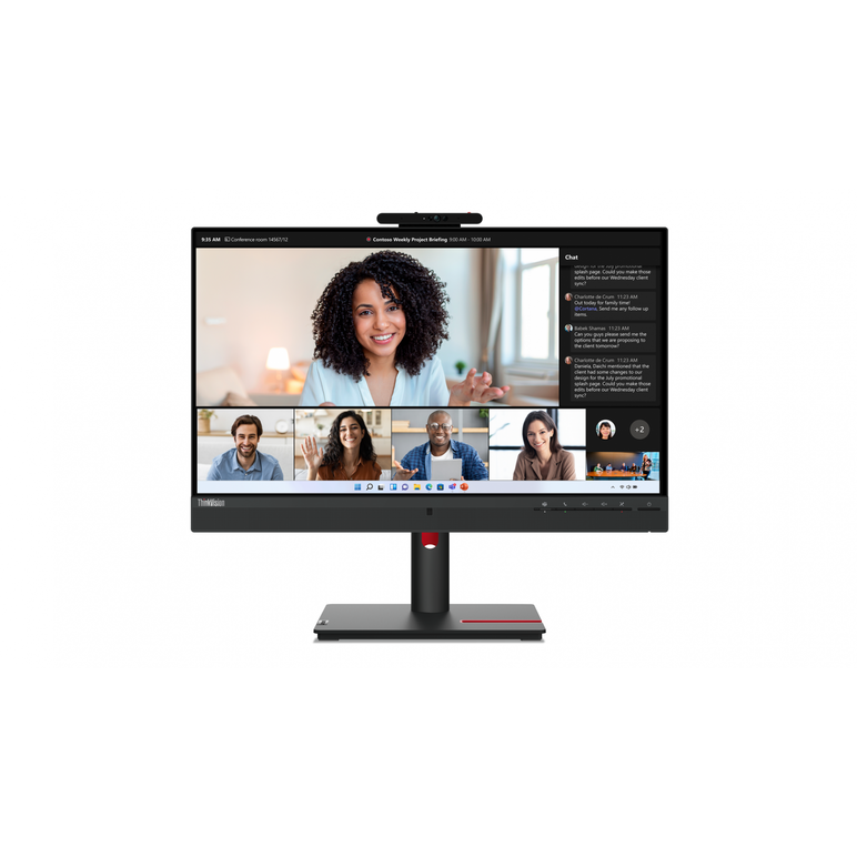Monitor  lenovo thinkvision t24mv-30; 23.8"ips, fhd (1920x1080), 16:9, brightness: 250 cd/m², contrast ratio: 1000:1, response time: 4ms (extreme mode) / 6ms (typical mode), dot / pixel per inch: 93 dpi, color gamut: 99% srgb, view angle: 178° / 178°, sta,  Monitoare LED | electropc.ro