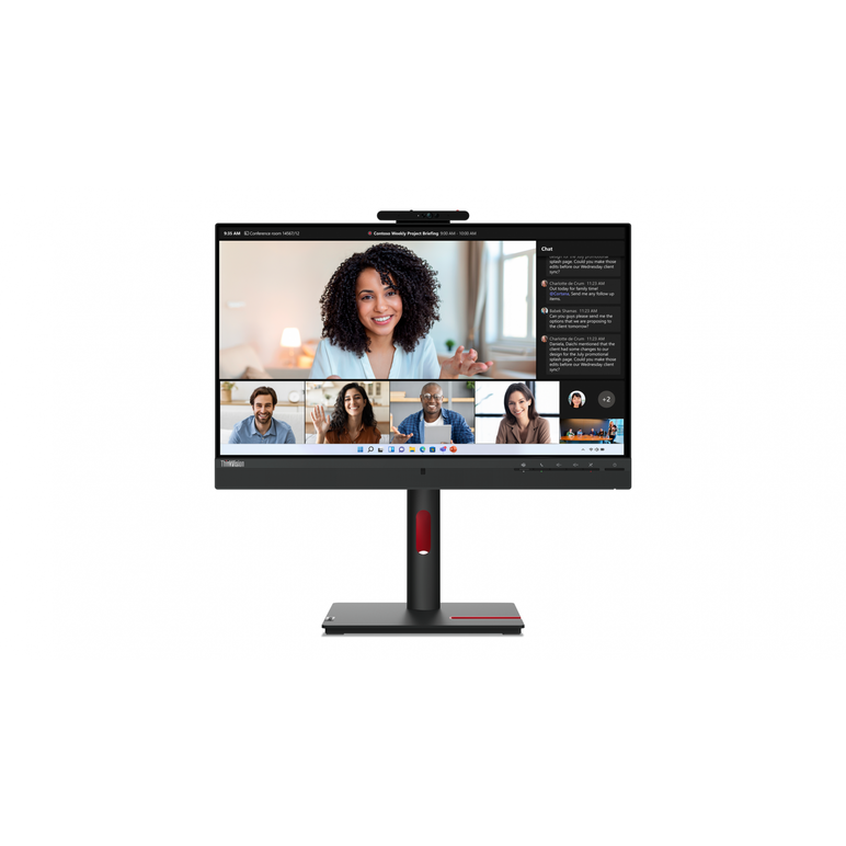 Monitor  lenovo thinkvision t24mv-30; 23.8"ips, fhd (1920x1080), 16:9, brightness: 250 cd/m², contrast ratio: 1000:1, response time: 4ms (extreme mode) / 6ms (typical mode), dot / pixel per inch: 93 dpi, color gamut: 99% srgb, view angle: 178° / 178°, sta,  Monitoare LED | electropc.ro