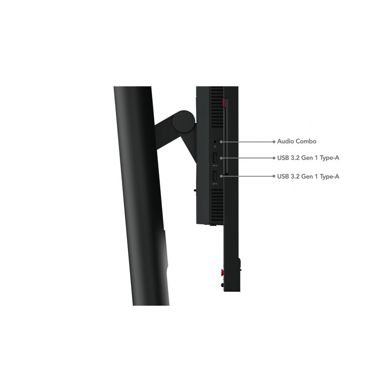 Monitor  lenovo thinkvision t24mv-30; 23.8"ips, fhd (1920x1080), 16:9, brightness: 250 cd/m², contrast ratio: 1000:1, response time: 4ms (extreme mode) / 6ms (typical mode), dot / pixel per inch: 93 dpi, color gamut: 99% srgb, view angle: 178° / 178°, sta,  Monitoare LED | electropc.ro