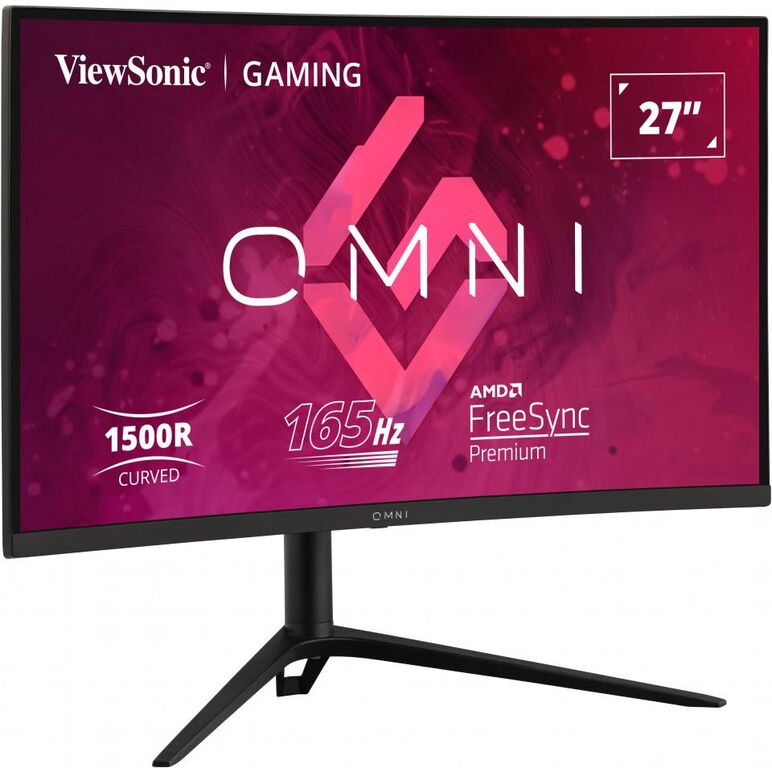 Monitor viewsonic 27" vx2718-2kpc-mhdj, curvature: 1500r, diagonal (inch): 27, diagonal (cm): 68.6, aspect ratio: 16:9, panel: va, r esolution: 2560x1080, refresh rate: 180hz, response time gtg: 1ms, brightness (max): 250 cd/m², contrast (static) : 5000:1,  Monitoare LED | electropc.ro