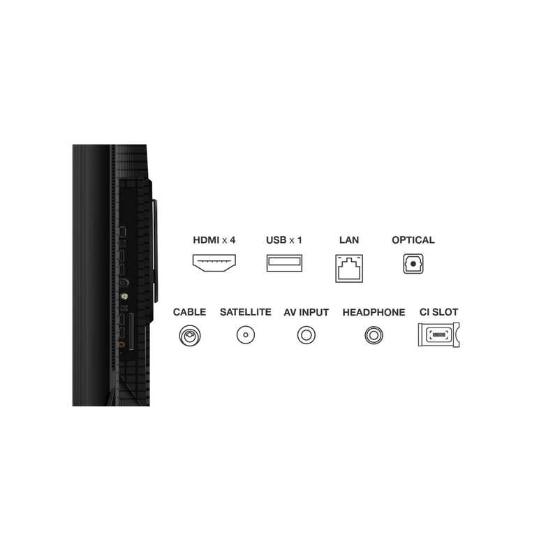 Televizor tcl qled 65t8b, 164 cm, smart google tv, 4k ultra hd, 100hz, clasa f (model 2024),  Televizoare | electropc.ro