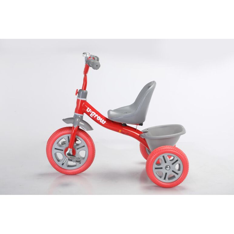 Tricicleta cu pedale, rosie, u-grow,  Triciclete | electropc.ro