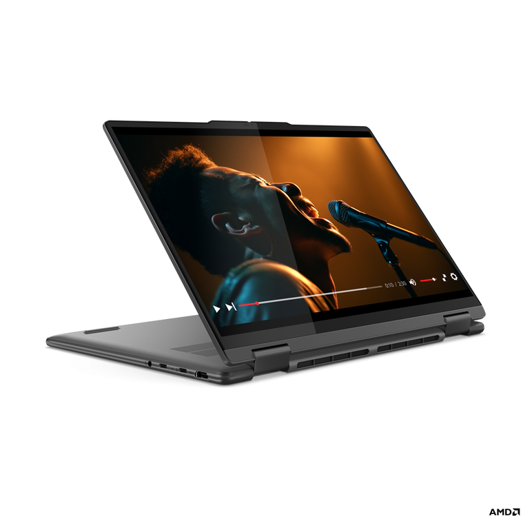 Laptop lenovo yoga 7 2-in-1 14ahp9, 14" wuxga (1920x1200) oled 400nits glossy / anti-fingerprint, 100% dci-p3, 60hz, dolby vision®, displayhdr™ true black 500, tÜv low blue light, glass, touch, amd ryzen™ 7 8840hs (8c / 16t, 3.3 / 5.1ghz, 8mb l2 / 16mb l3,  Laptopuri | electropc.ro