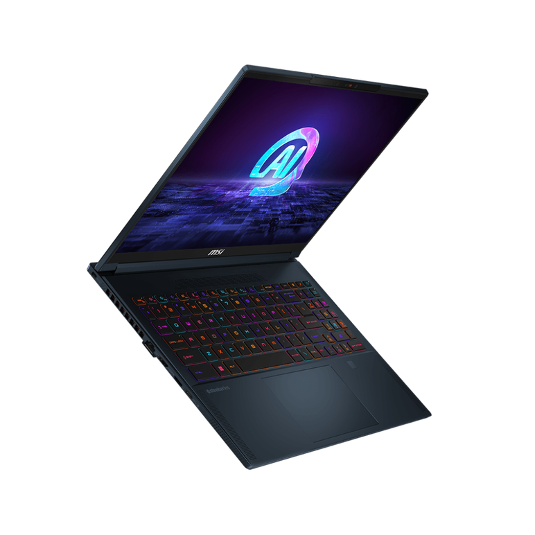 Laptop msi gaming stealth 16 ai studio a1vgg, 16" qhd+ (2560x1600), 240hz, ips-level, intel® core™ ultra 7 155h, 16c (6p + 8e + 2lpe) / 22t, max turbo up to 4.8ghz, 24mb, video dedicat nvidia geforce rtx 4070 laptop gpu 8gb gddr6, ram ddr5 16gb*2 2800(560,  Laptopuri | electropc.ro