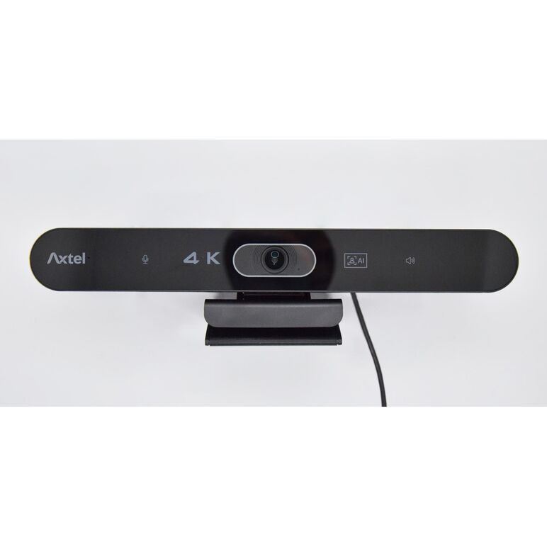 Camera videoconferinta axtel ax-4k video-bar-mini, rezolutie 4k 3840x2160@30fps, senzor 1/3.0", 8.0mp, zoom digital 4x; eptz; functii urmarire vorbitor, prim-plan grup; unghi de vizualizare d94 / h90 / v55 grade, iluminare minima 350 lux; preluare sunet 3,  Camere Web | electropc.ro
