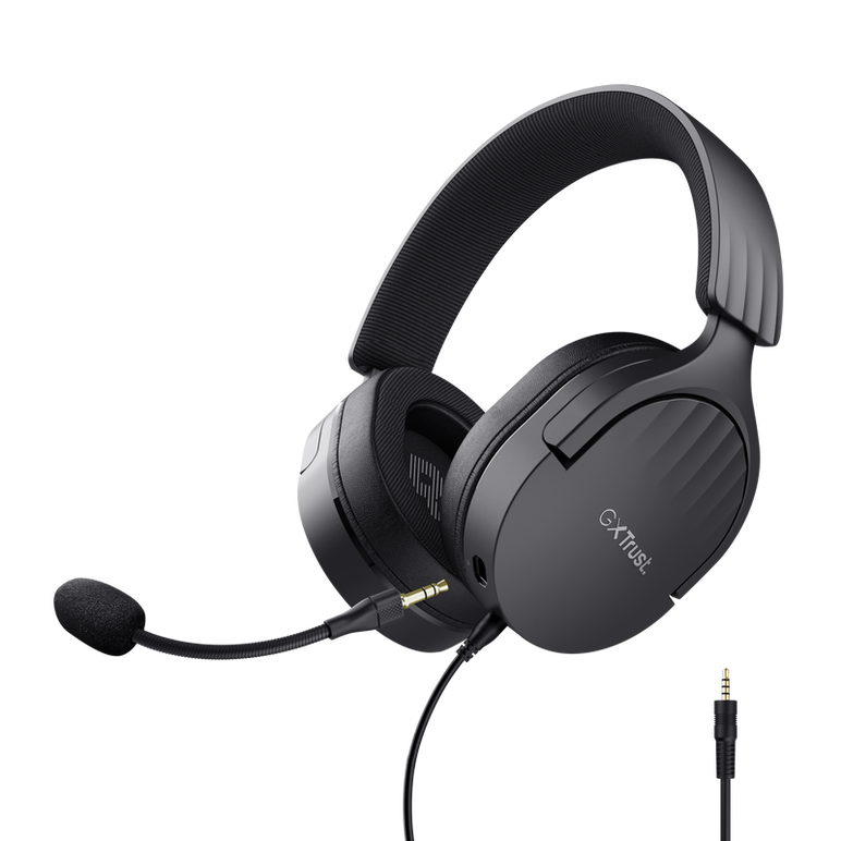 Casti gaming trustgxt 490p fayzo cu fir, interfata usb 2.0, frecventa de raspuns 100 hz - 17.000 hz, sensivitate 100 db, negru,  Casti audio | electropc.ro