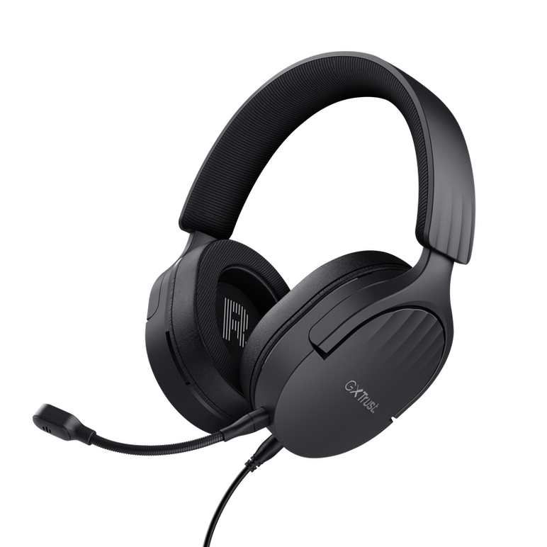 Casti gaming trustgxt 490p fayzo cu fir, interfata usb 2.0, frecventa de raspuns 100 hz - 17.000 hz, sensivitate 100 db, negru,  Casti audio | electropc.ro