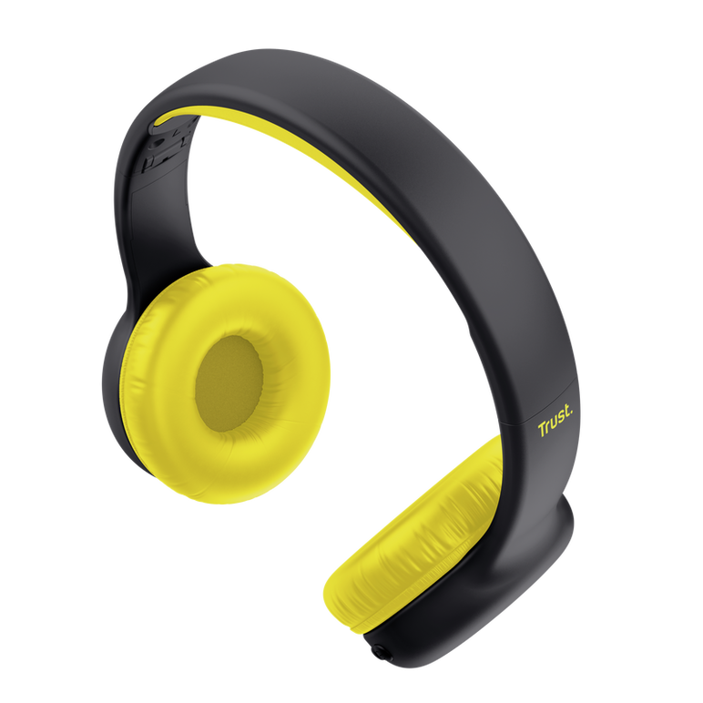 Casti trust nouna ws kids, frecventa raspuns 20 hz - 20.000 hz, negru,  Casti audio | electropc.ro