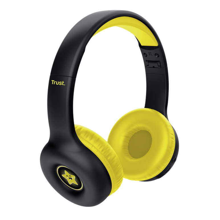 Casti trust nouna ws kids, frecventa raspuns 20 hz - 20.000 hz, negru,  Casti audio | electropc.ro