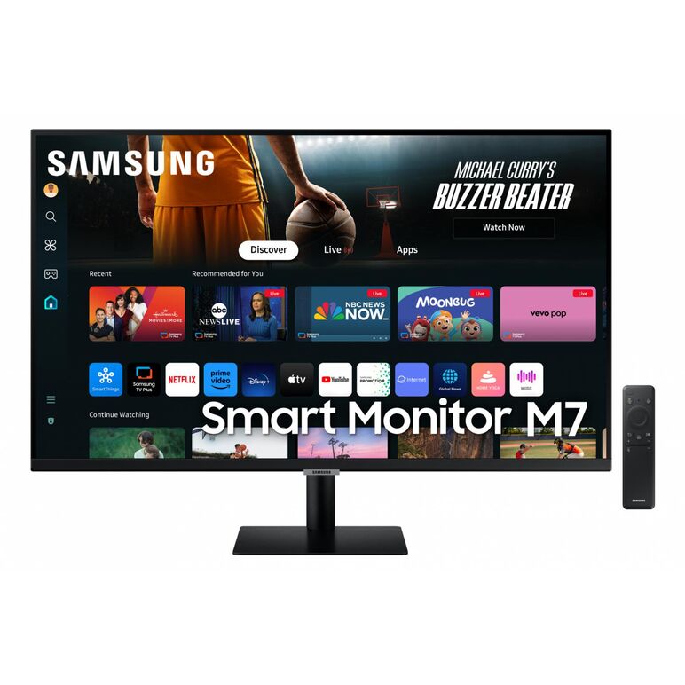 Monitor samsung 32" ls32dm702uuxdu, curvature: flat, diagonal (inch): 32, diagonal (cm): 81.28, aspect ratio: 16:9, panel: va, resolution: 3 ,840 x 2,160, refresh rate: 60hz, response time gtg: 4ms, brightness (max): 300 cd/m², contrast (static) : 3000 : ,  Monitoare LED | electropc.ro