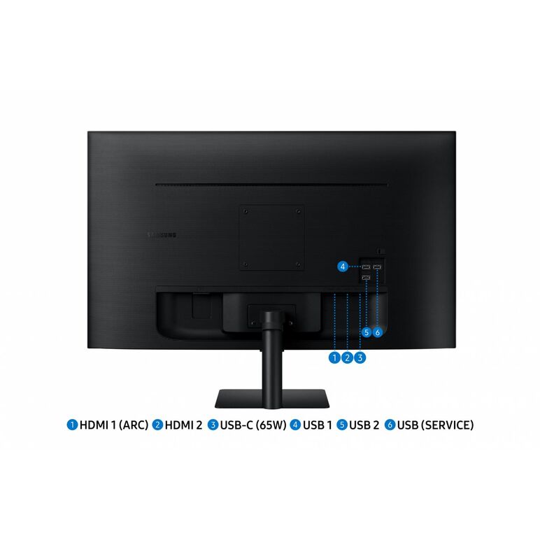 Monitor samsung 32" ls32dm702uuxdu, curvature: flat, diagonal (inch): 32, diagonal (cm): 81.28, aspect ratio: 16:9, panel: va, resolution: 3 ,840 x 2,160, refresh rate: 60hz, response time gtg: 4ms, brightness (max): 300 cd/m², contrast (static) : 3000 : ,  Monitoare LED | electropc.ro