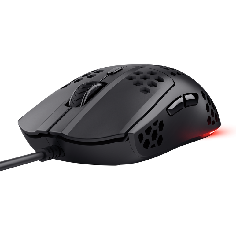 Mouse trust gxt 928 helox cu fir, optic, rezolutie meaxima 6400 dpi, alb,  Mouse | electropc.ro