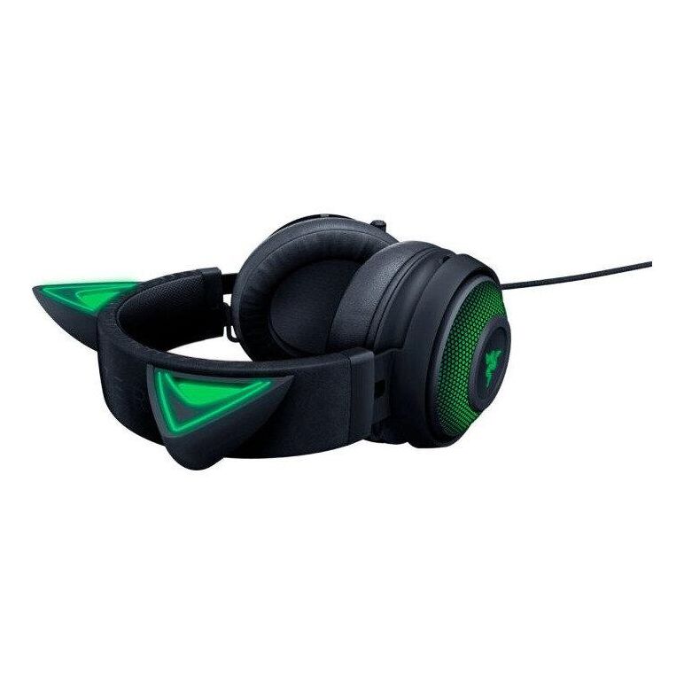 Casti razer kraken kitty v2 pro usb-a, senzitivitate 96 db spl / mw @ 1khz by hats si senzitivitate microfon -42 db, frecventa raspuns 20hz-20khz, frecventa raspuns microfon 100hz-10khz impedanta 32 Ω (1 khz), lungime cablu 2m, negru,  Casti audio | electropc.ro