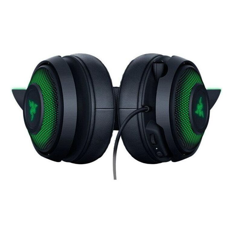 Casti razer kraken kitty v2 pro usb-a, senzitivitate 96 db spl / mw @ 1khz by hats si senzitivitate microfon -42 db, frecventa raspuns 20hz-20khz, frecventa raspuns microfon 100hz-10khz impedanta 32 Ω (1 khz), lungime cablu 2m, negru,  Casti audio | electropc.ro