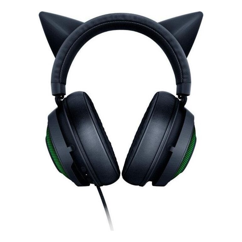 Casti razer kraken kitty v2 pro usb-a, senzitivitate 96 db spl / mw @ 1khz by hats si senzitivitate microfon -42 db, frecventa raspuns 20hz-20khz, frecventa raspuns microfon 100hz-10khz impedanta 32 Ω (1 khz), lungime cablu 2m, negru,  Casti audio | electropc.ro