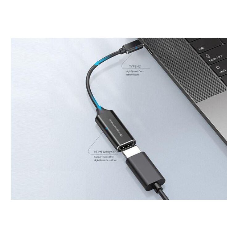 Conceptronic abby03b usb 3.2 gen 1 hdmi adapter, 4k30hz, 198 x 20 x 9 mm,  Cabluri video | electropc.ro