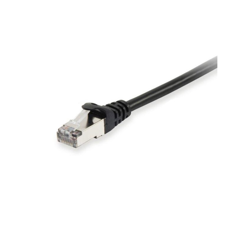 Equip 606103 cat.6a s/ftp patch cable, 1.0m, black, 8.34x11.68x1000mm,  Cabluri retea | electropc.ro
