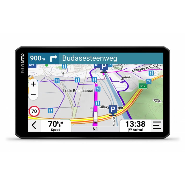 Gps garmin dezl lgv720, tip afisaj ips super-panoramic de 6,95", tft color, cu panou tactil capacitiv pe celule, rezolutie 1024 x 600 pixeli, durata de viata baterie până la 1,5 ore,  Navigatii GPS | electropc.ro