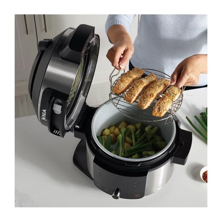 Ninja multicooker ol550eu foodi 11 in 1 smartlid 1460w, 6l,  Multicookere | electropc.ro