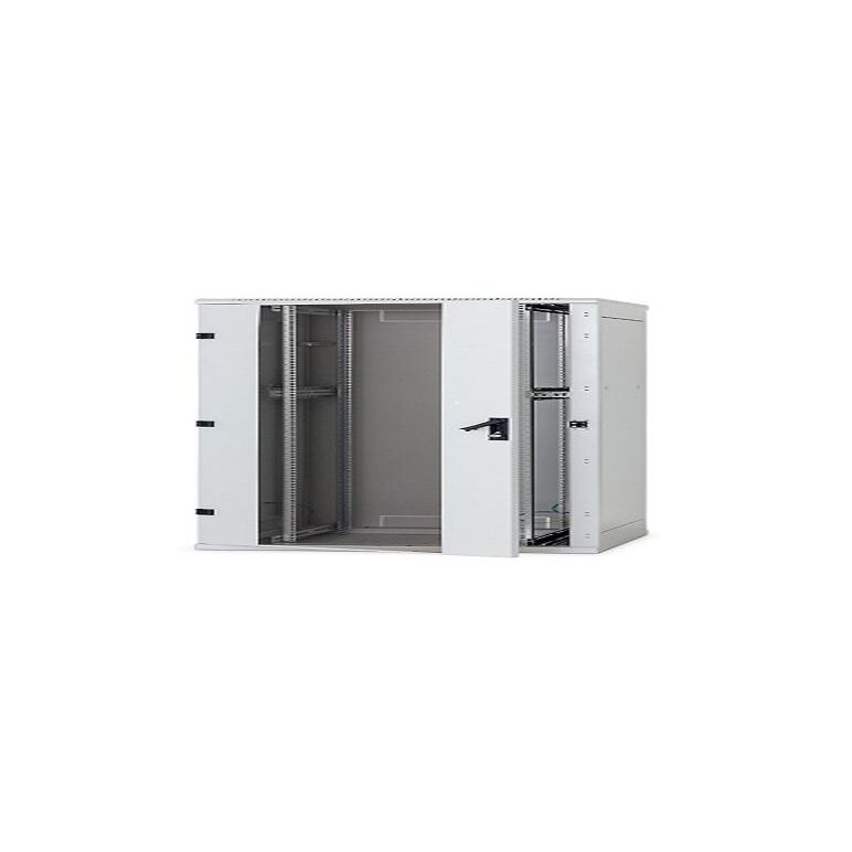 Rack de podea 19 triton 42u 800x1000mm usa fata sticla panouri laterale/spate detasabile sectiuni pentru ventilatie activa, sectiuni acces cabluri sus/jos/spate ip20 gri,  Cabinete metalice | electropc.ro