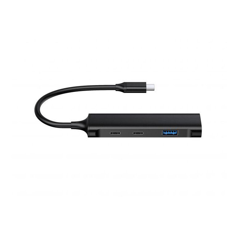 Conceptronic hubbies12b 4-port usb 3.2 gen 1 hub, usb-c x 2, usb-a x 2, aluminum case, 24 x 92 x 12 mm,  Hub-uri USB | electropc.ro
