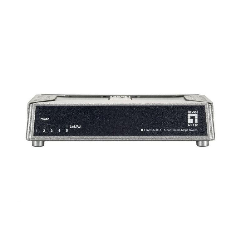 Levelone fsw-0508tx 5-port fast ethernet switch, 69 x 30 x 125 mm,  Switch-uri | electropc.ro